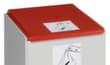 VAR Deksel voor afvalverzamelbox, rood