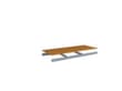 hofe Houten plank voor breedvakstelling, breedte x diepte 1500 x 600 mm