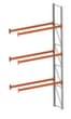 META Palletstelling MULTIPAL voor 8 pallets, 2785 mm breed, 4 opslagniveaus