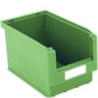 zichtbak Top hoog belastbaar, groen, diepte 350 mm, polypropyleen