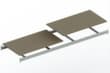 META Legbord MINI-RACK voor breedvakstelling, breedte x diepte 2600 x 800 mm