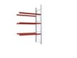 META Palletstelling MULTIPAL voor 8 pallets, 1910 mm breed, 4 opslagniveaus