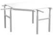 Treston Koppelelement voor bureau, breedte x diepte 1100 x 700 mm, plaat RAL7035 lichtgrijs