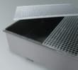 PE-toplaag voor stellingopvangbakken, breedte x diepte 3280 x 1300 mm