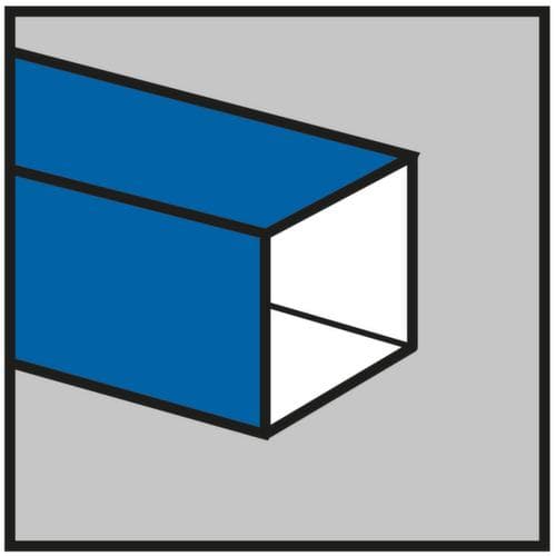 C+P Kleedkamerbank met haken en pvc-strips