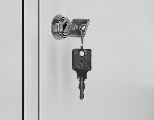 C+P Locker met kapstok Classic met 15 vakken, breedte 2100 mm
