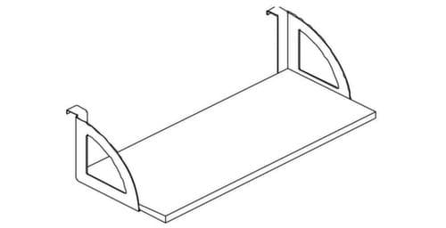 Nowy Styl Bovenste plank voor E10 scheidingswand voor scheidingswand