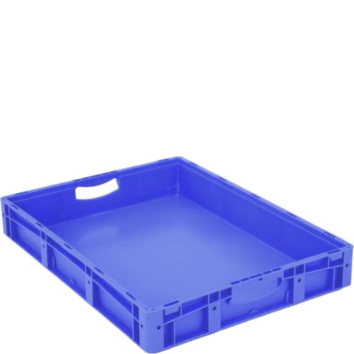 Euronorm-stapelbak met groot volume, blauw, inhoud 43 l