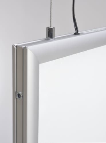 Tweezijdig LED-lichtframe Economy