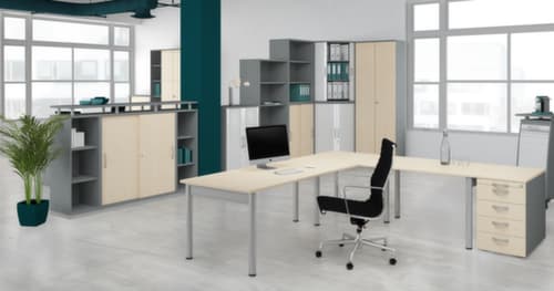 Gera Hoekbureau Pro met 4-voetonderstel