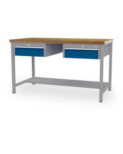 Bedrunka + Hirth Werkbank, 2 laden, 1/2 legbord