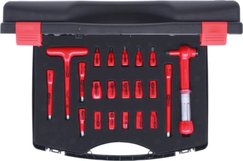 1/4" dopsleutelset met geïsoleerd gereedschap
