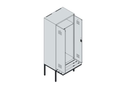 PBM-locker met bank