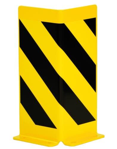 UDOBÄR Aanrijdbeveiliging in geel/zwart, hoogte x lengte 400 x 160 mm