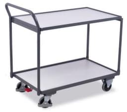 VARIOfit ESD-tafelwagen 835x490 mm, draagvermogen 250 kg, 2 etages