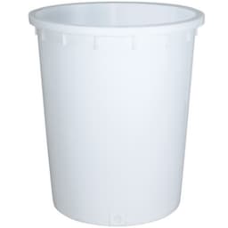 Ton vaatwasserbestendig, wit, 200 l, rond