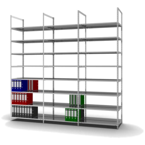 hofe Inschroefbare vijlplank voor gebruik aan beide zijden, 8 vloer, met corrosiebeschermende zinklaag